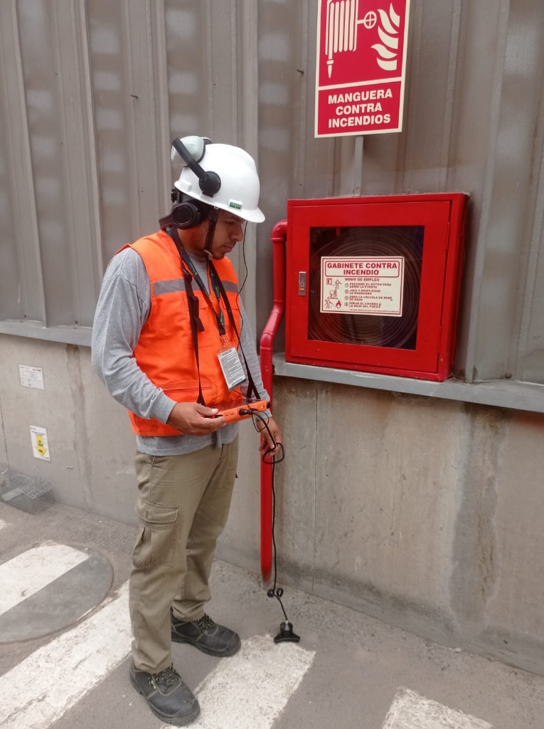 Geófono en red contra incendios y montantes